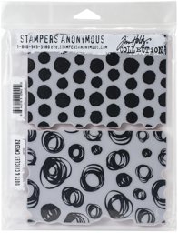 Zeige Details für Tim Holtz Cling Stamps 7"X8.5"-Dots & Circles Bild von Tim Holtz Cling Stamps 7"X8.5"-Dots & Circles