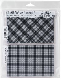 Zeige Details für Tim Holtz Cling Stamps 7"X8.5"-Perfect Plaids Bild von Tim Holtz Cling Stamps 7"X8.5"-Perfect Plaids