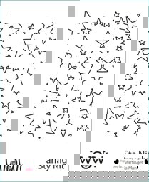 Zeige Details für Wow Schablone - Starry Night Bild von Wow Schablone - Starry Night