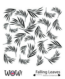 Zeige Details für Wow Schablone - Falling Leaves Bild von Wow Schablone - Falling Leaves