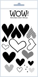 Zeige Details für Wow Clear Stamp - Layered Hearts Bild von Wow Clear Stamp - Layered Hearts