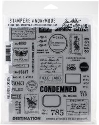 Zeige Details für Tim Holtz Cling Stamps 7"X8.5"-Field Notes Bild von Tim Holtz Cling Stamps 7"X8.5"-Field Notes