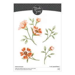 Zeige Details für Layered Flower 1 - MODASCRAP Stanze Bild von Layered Flower 1 - MODASCRAP Stanze