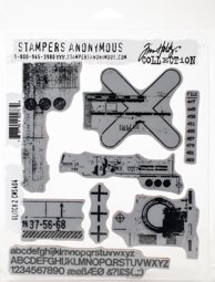 Zeige Details für Tim Holtz Cling Stamps 7"X8.5"-Glitch 2 Bild von Tim Holtz Cling Stamps 7"X8.5"-Glitch 2