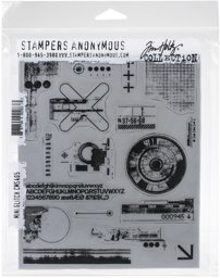Zeige Details für Tim Holtz Cling Stamps 7"X8.5"-Mini Glitch Bild von Tim Holtz Cling Stamps 7"X8.5"-Mini Glitch