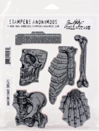 Zeige Details für Tim Holtz Cling Stamps 7"X8.5"-Anatomy Chart Bild von Tim Holtz Cling Stamps 7"X8.5"-Anatomy Chart