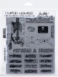 Zeige Details für Tim Holtz Cling Stamps 7"X8.5"-Examination Bild von Tim Holtz Cling Stamps 7"X8.5"-Examination