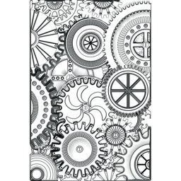 Zeige Details für Mini Mechanics - Sizzix Texture Fades Embossing Folder by Tim Holtz Bild von Mini Mechanics - Sizzix Texture Fades Embossing Folder by Tim Holtz