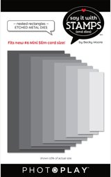 Zeige Details für Nested Rectangle - Photoplay Dies Bild von Nested Rectangle - Photoplay Dies