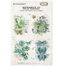 Zeige Details für 49 And Market Essentials Rub-On Transfers-#03 Blendables Bild von 49 And Market Essentials Rub-On Transfers-#03 Blendables
