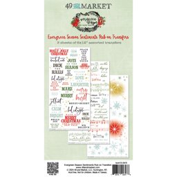 Zeige Details für 49 And Market Rub-On Transfer Set-Sentiments, Evergreen Season Bild von 49 And Market Rub-On Transfer Set-Sentiments, Evergreen Season