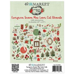 Zeige Details für 49 And Market Mini Laser Cut Outs-Evergreen Season Bild von 49 And Market Mini Laser Cut Outs-Evergreen Season
