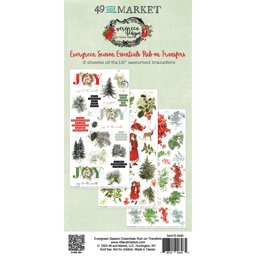 Zeige Details für 49 And Market Rub-On Transfer Set-Essentials, Evergreen Season Bild von 49 And Market Rub-On Transfer Set-Essentials, Evergreen Season