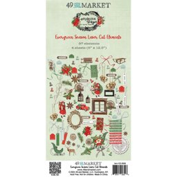 Zeige Details für 49 And Market Laser Cut Outs-Elements, Evergreen Season Bild von 49 And Market Laser Cut Outs-Elements, Evergreen Season