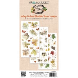 Zeige Details für 49 And Market Rub-On Transfer Set-Vintage Orchard Blendable Bild von 49 And Market Rub-On Transfer Set-Vintage Orchard Blendable