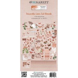 Zeige Details für 49 And Market Laser Cut Outs-Elements, Color Swatch: Terracotta Bild von 49 And Market Laser Cut Outs-Elements, Color Swatch: Terracotta