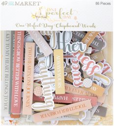Zeige Details für 49 And Market Chipboard Set-Words, One Perfect Day Bild von 49 And Market Chipboard Set-Words, One Perfect Day