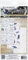 Zeige Details für 49 And Market Rub-On Transfer Set 6"X12"-Starlight Dreams Bild von 49 And Market Rub-On Transfer Set 6"X12"-Starlight Dreams