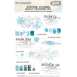 Zeige Details für 49 And Market Rub-On Transfer Set 6"X8"-Winter Stories Bild von 49 And Market Rub-On Transfer Set 6"X8"-Winter Stories