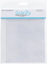Zeige Details für 49 And Market InstaFlip Sleeves-6"X8" Bild von 49 And Market InstaFlip Sleeves-6"X8"