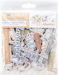 Zeige Details für 49 And Market Chipboard Set-Little Celebrations Bild von 49 And Market Chipboard Set-Little Celebrations