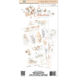 Zeige Details für 49 And Market Rub-On Transfer Set 6"X12"-Little Celebrations Bild von 49 And Market Rub-On Transfer Set 6"X12"-Little Celebrations
