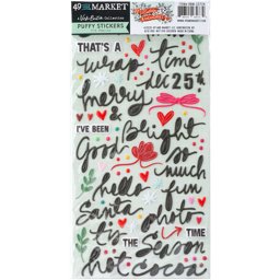 Zeige Details für 49 And Market Puffy Stickers-Mistletoe And Memories Bild von 49 And Market Puffy Stickers-Mistletoe And Memories
