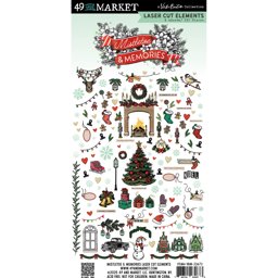 Zeige Details für 49 And Market Laser Cut Outs-Elements, Mistletoe And Memories Bild von 49 And Market Laser Cut Outs-Elements, Mistletoe And Memories