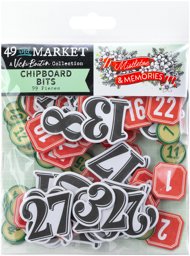 Zeige Details für 49 And Market Chipboard Set-Bits, Mistletoe And Memories Bild von 49 And Market Chipboard Set-Bits, Mistletoe And Memories