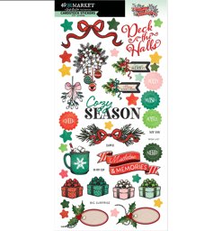 Zeige Details für 49 And Market Cardstock Stickers-Mistletoe And Memories Bild von 49 And Market Cardstock Stickers-Mistletoe And Memories