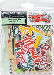 Zeige Details für 49 And Market Chipboard Set-Basics, Mistletoe And Memories Bild von 49 And Market Chipboard Set-Basics, Mistletoe And Memories