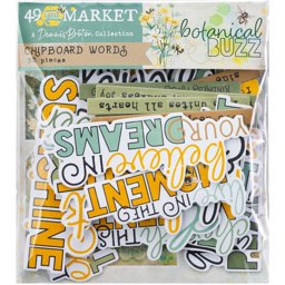 Zeige Details für 49 And Market Chipboard Set-Botanical Buzz Bild von 49 And Market Chipboard Set-Botanical Buzz