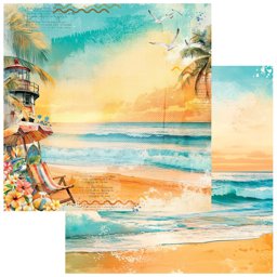Zeige Details für Beach Vibes Double-Sided Cardstock 12"X12"-Seashells Bild von Beach Vibes Double-Sided Cardstock 12"X12"-Seashells