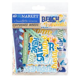 Zeige Details für 49 And Market Chipboard Set-Beach Vibes Bild von 49 And Market Chipboard Set-Beach Vibes