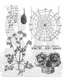 Zeige Details für Tim Holtz Cling Stamps -Obscurity Bild von Tim Holtz Cling Stamps -Obscurity