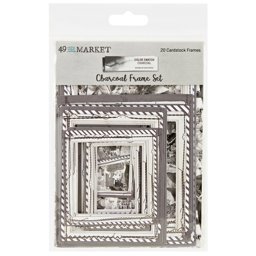 Zeige Details für Color Swatch: Charcoal Frame Set-20/Pkg Bild von Color Swatch: Charcoal Frame Set-20/Pkg