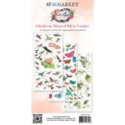 Zeige Details für 49 And Market Rub-On Transfer Set-Botanical, Kaleidoscope Bild von 49 And Market Rub-On Transfer Set-Botanical, Kaleidoscope