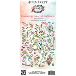 Zeige Details für 49 And Market Laser Cut Outs-Wildflower, Kaleidoscope Bild von 49 And Market Laser Cut Outs-Wildflower, Kaleidoscope