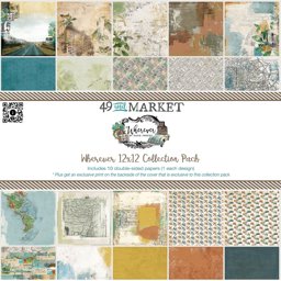 Zeige Details für 49 And Market Collection Pack 12"X12"-Wherever Bild von 49 And Market Collection Pack 12"X12"-Wherever
