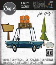Zeige Details für Sizzix Thinlits Dies By Tim Holtz 25/Pkg-Road Trip Bild von Sizzix Thinlits Dies By Tim Holtz 25/Pkg-Road Trip
