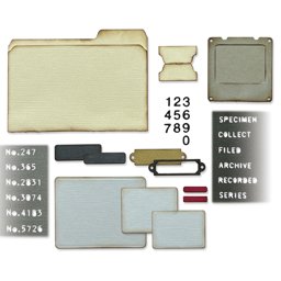 Zeige Details für Sizzix Thinlits Dies By Tim Holtz 54/Pkg-Specimen Bild von Sizzix Thinlits Dies By Tim Holtz 54/Pkg-Specimen