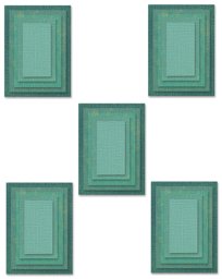 Zeige Details für Sizzix Thinlits Dies By Tim Holtz 25/Pkg-Stacked Tiles, Rectangles Bild von Sizzix Thinlits Dies By Tim Holtz 25/Pkg-Stacked Tiles, Rectangles