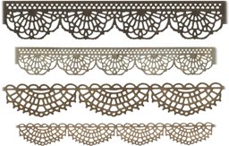 Zeige Details für Sizzix Thinlits Dies By Tim Holtz 4/Pkg-Crochet Bild von Sizzix Thinlits Dies By Tim Holtz 4/Pkg-Crochet