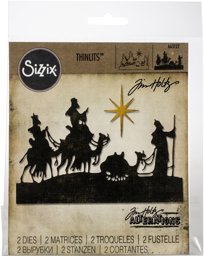 Zeige Details für Sizzix Thinlits Dies By Tim Holtz 2/Pkg-Wise Men Bild von Sizzix Thinlits Dies By Tim Holtz 2/Pkg-Wise Men