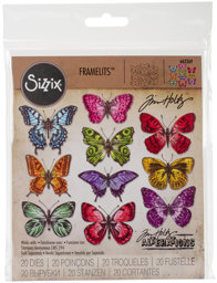 Bild von Sizzix Framelits Dies By Tim Holtz 20/Pk-Flutter By