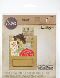 Zeige Details für Sizzix Thinlits Dies By Tim Holtz -Stitched Slots Bild von Sizzix Thinlits Dies By Tim Holtz -Stitched Slots