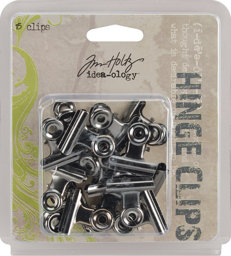 Zeige Details für Idea-Ology Metal Hinge Clips 1" 15/Pkg-Antique Nickel Bild von Idea-Ology Metal Hinge Clips 1" 15/Pkg-Antique Nickel