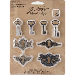 Zeige Details für Idea-Ology Metal Locket Keys & Keyholes 8/Pkg-Antique Nickel, Brass & Copper Bild von Idea-Ology Metal Locket Keys & Keyholes 8/Pkg-Antique Nickel, Brass & Copper