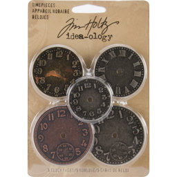 Zeige Details für Idea-Ology Metal Clock Faces 1.25" To 1.75" 5/Pkg-Antique Nickel, Brass & Copper Bild von Idea-Ology Metal Clock Faces 1.25" To 1.75" 5/Pkg-Antique Nickel, Brass & Copper