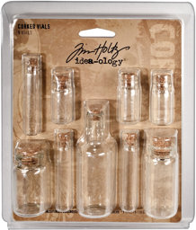 Zeige Details für Idea-Ology Corked Glass Vials 9/Pkg-Clear 1.25" To 3" Bild von Idea-Ology Corked Glass Vials 9/Pkg-Clear 1.25" To 3"